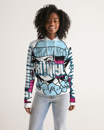 AriNiyla Soft Blue Women's Hoodie