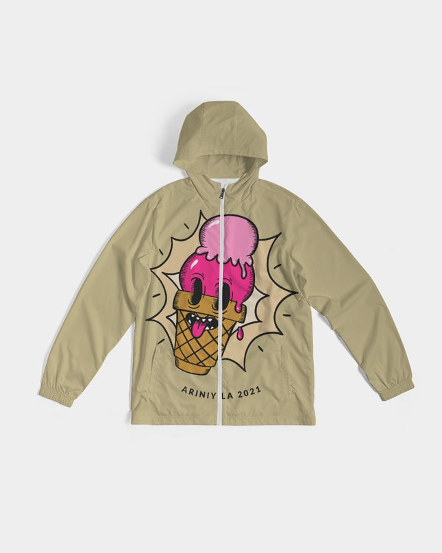 AriNiyla Ice Cream Men's Windbreaker Jacket