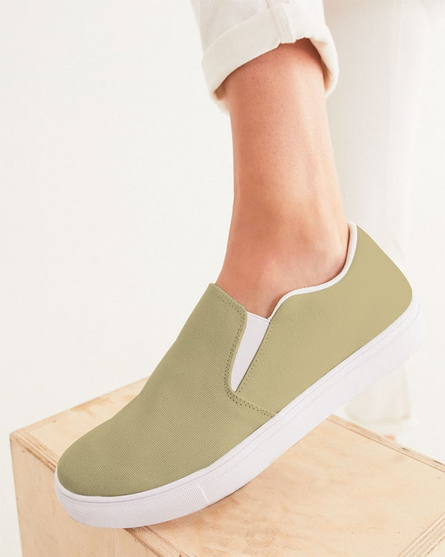 AriNiyla Khaki Women's Slip-On Shoe