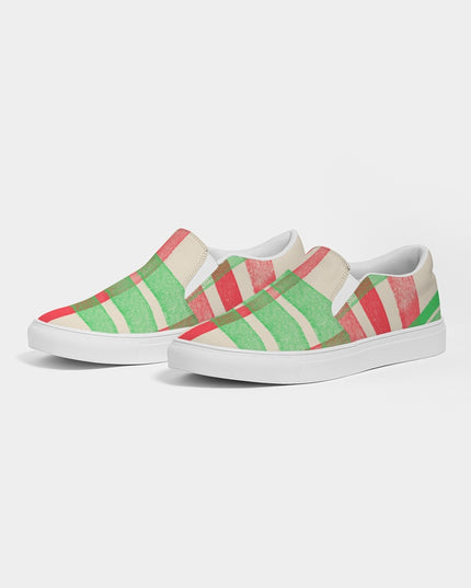AriNiyla Red Plaid Women's Slip-On Shoe