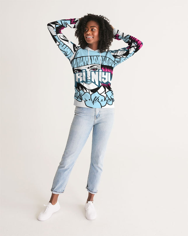 AriNiyla Soft Blue Women's Hoodie