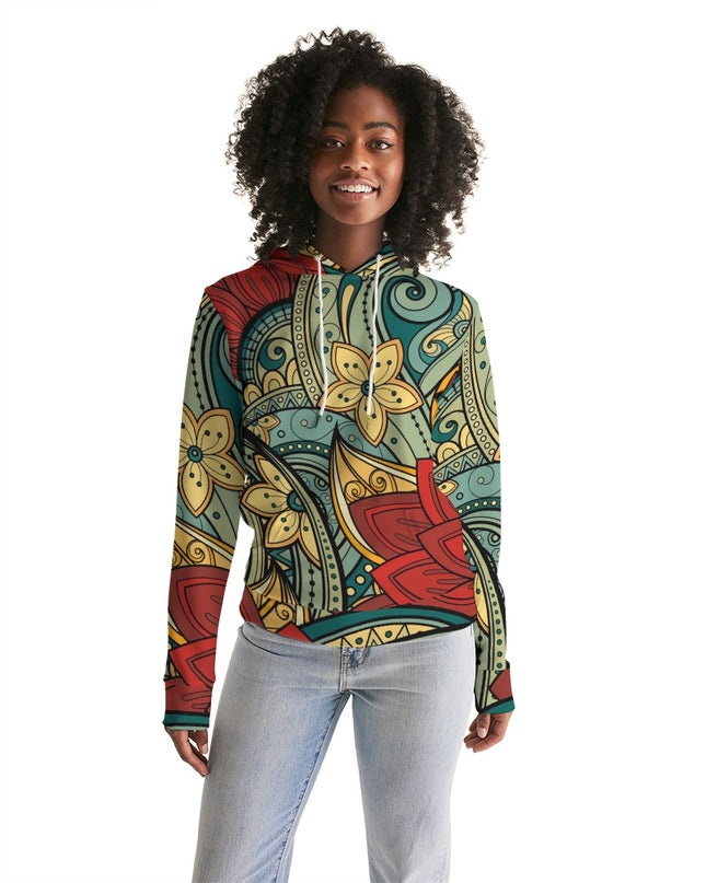 AriNiyla Jumbo Floral Women's Hoodie