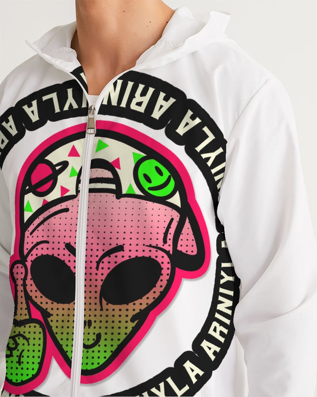 AriNiyla Embezzled Alien Men's Windbreaker Jacket