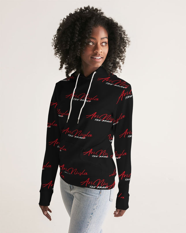 AriNiyla All Over Logo Women Hoodie