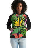 AriNiyla Tropical Women's Bomber Jacket