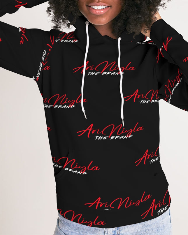 AriNiyla All Over Logo Women Hoodie