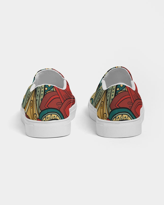 AriNiyla Floral Women's Slip-On Canvas Shoe