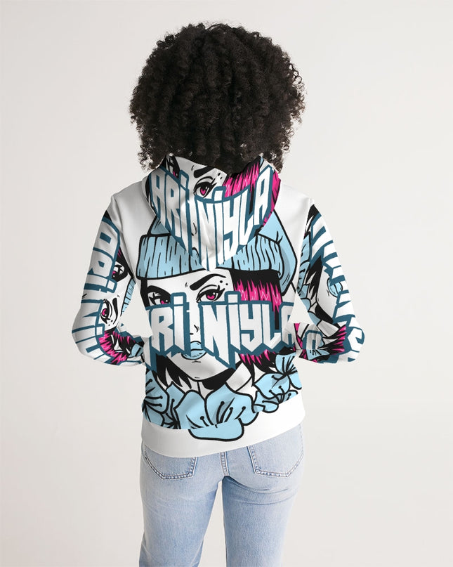 AriNiyla Soft Blue Women's Hoodie