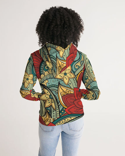 AriNiyla Jumbo Floral Women's Hoodie