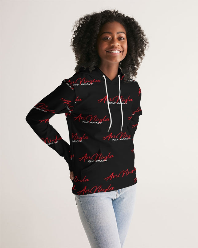 AriNiyla All Over Logo Women Hoodie