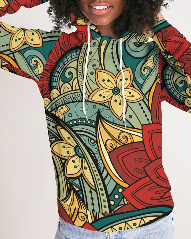AriNiyla Jumbo Floral Women's Hoodie