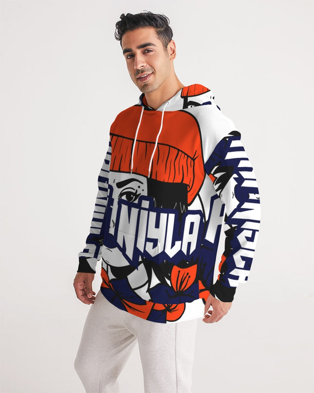 AriNiyla Orange LOGO Men Hoodie
