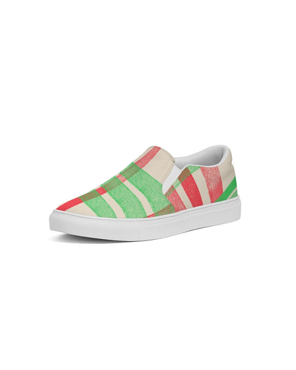 AriNiyla Red Plaid Women's Slip-On Shoe