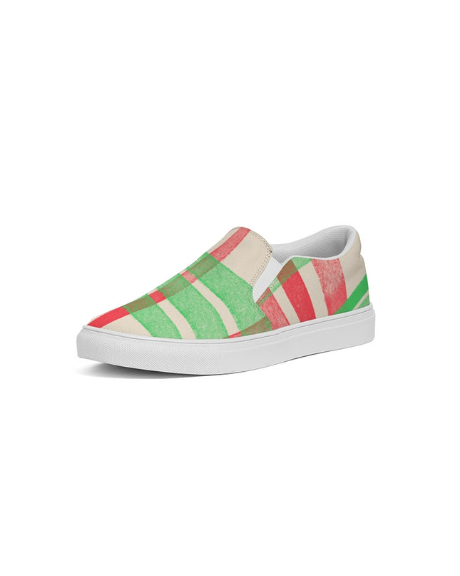 AriNiyla Red Plaid Women's Slip-On Shoe
