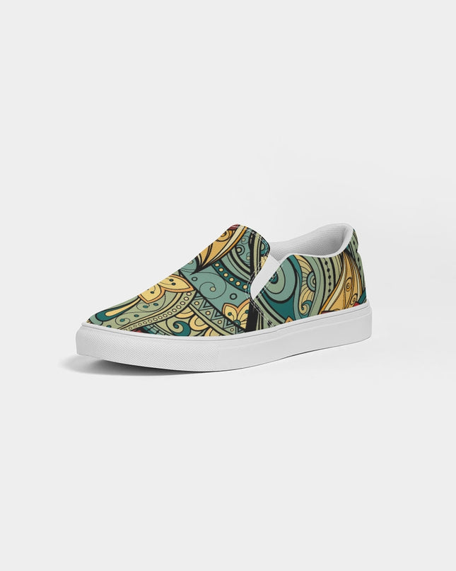 AriNiyla Floral Women's Slip-On Canvas Shoe