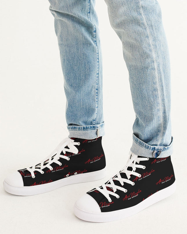 AriNiya Men Hightop Canvas Shoe