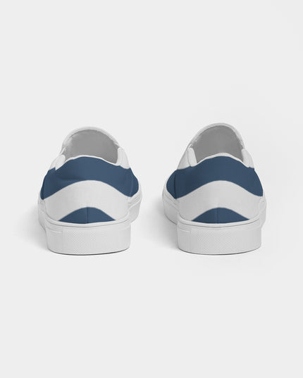 AriNiyla Blue Stripes Women's Slip-On Shoe