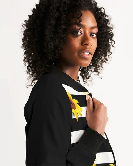 AriNiyla Sunflower Women's Bomber Jacket