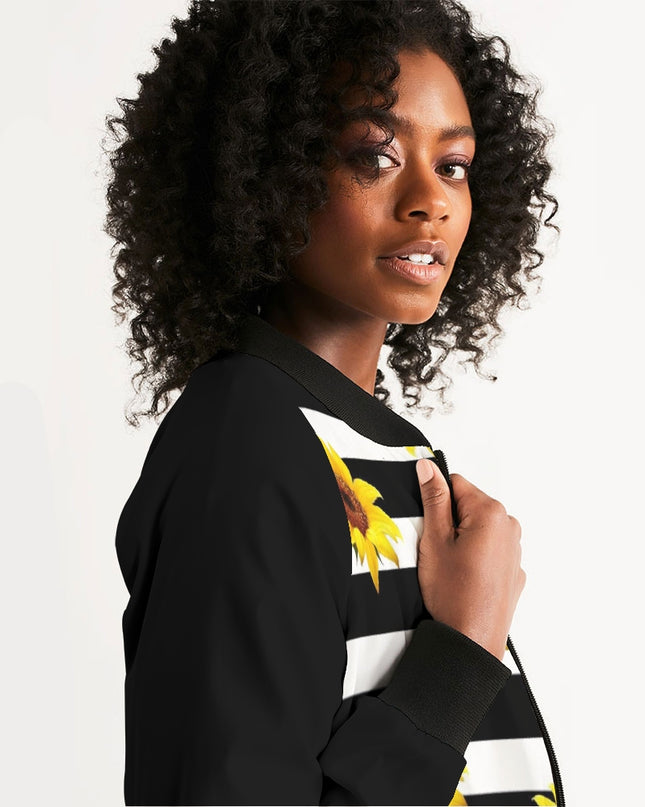 AriNiyla Sunflower Women's Bomber Jacket