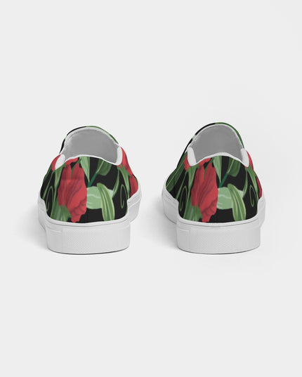 AriNiyla Black Rose Women's Slip-On Shoe