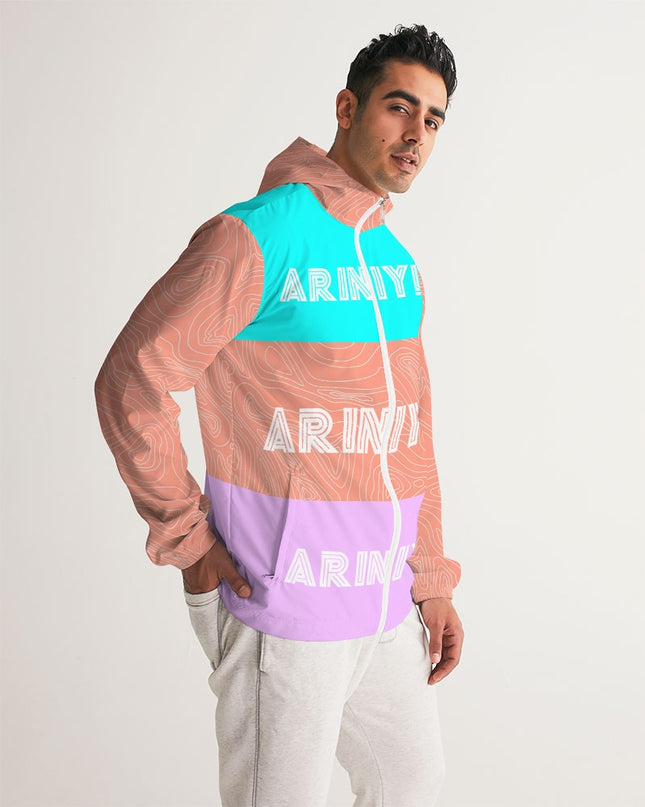 AriNiyla Pastel Men's Windbreaker Jacket