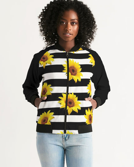 AriNiyla Sunflower Women's Bomber Jacket