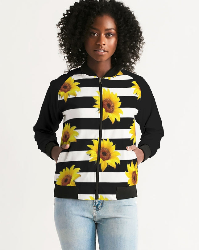 AriNiyla Sunflower Women's Bomber Jacket