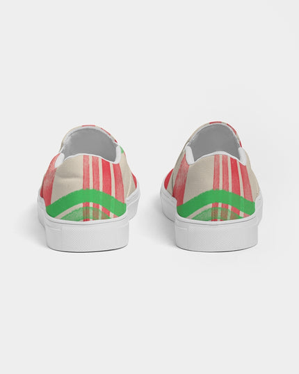 AriNiyla Red Plaid Women's Slip-On Shoe