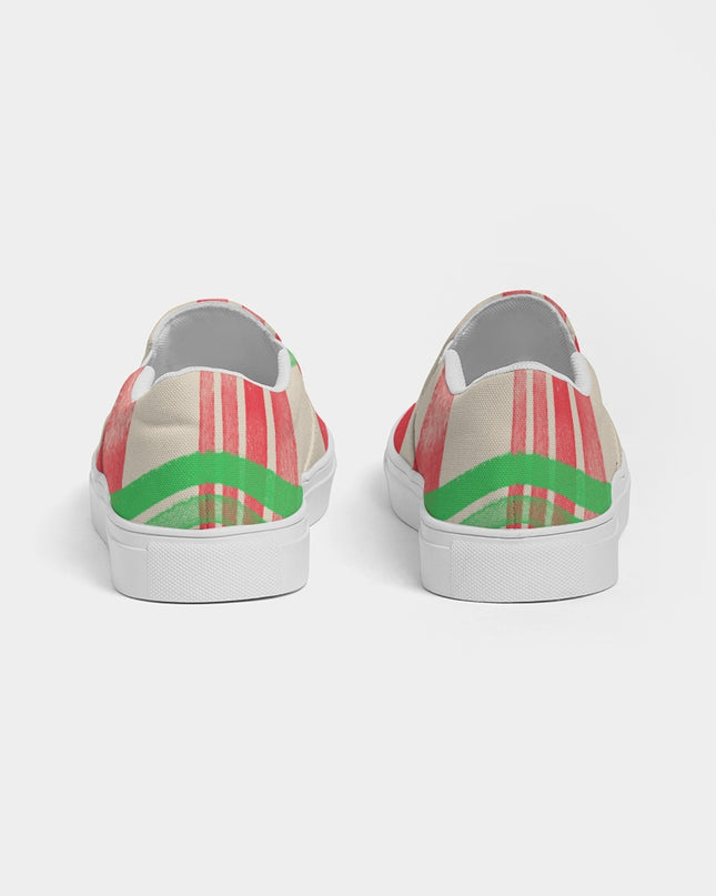 AriNiyla Red Plaid Women's Slip-On Shoe