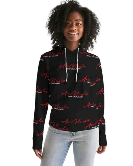 AriNiyla All Over Logo Women Hoodie