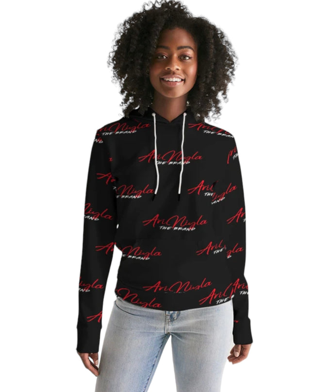 AriNiyla All Over Logo Women Hoodie